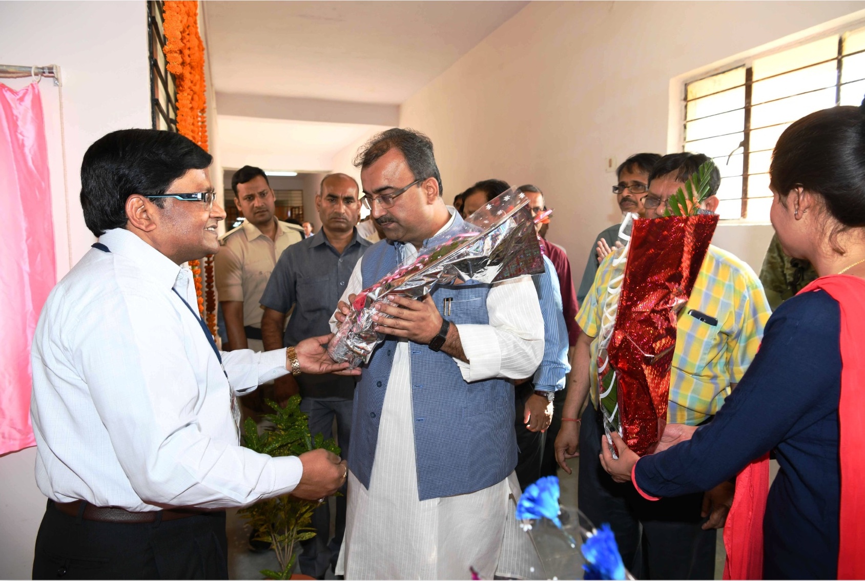 Inauguration of Central Gas Manifold Building: e